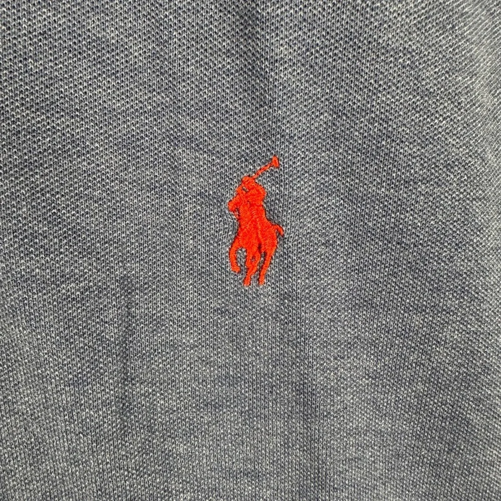 Polo Ralph Lauren Stretch Mesh Short Sleeve Polo Shirt Mens Large Blue Red Pony
